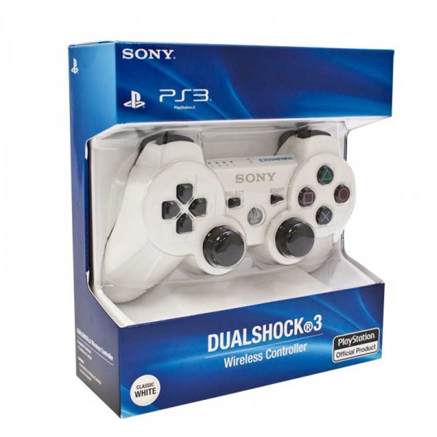 خرید دسته بازی وایرلس سفید DUALSHOCK PS3 - Image 2