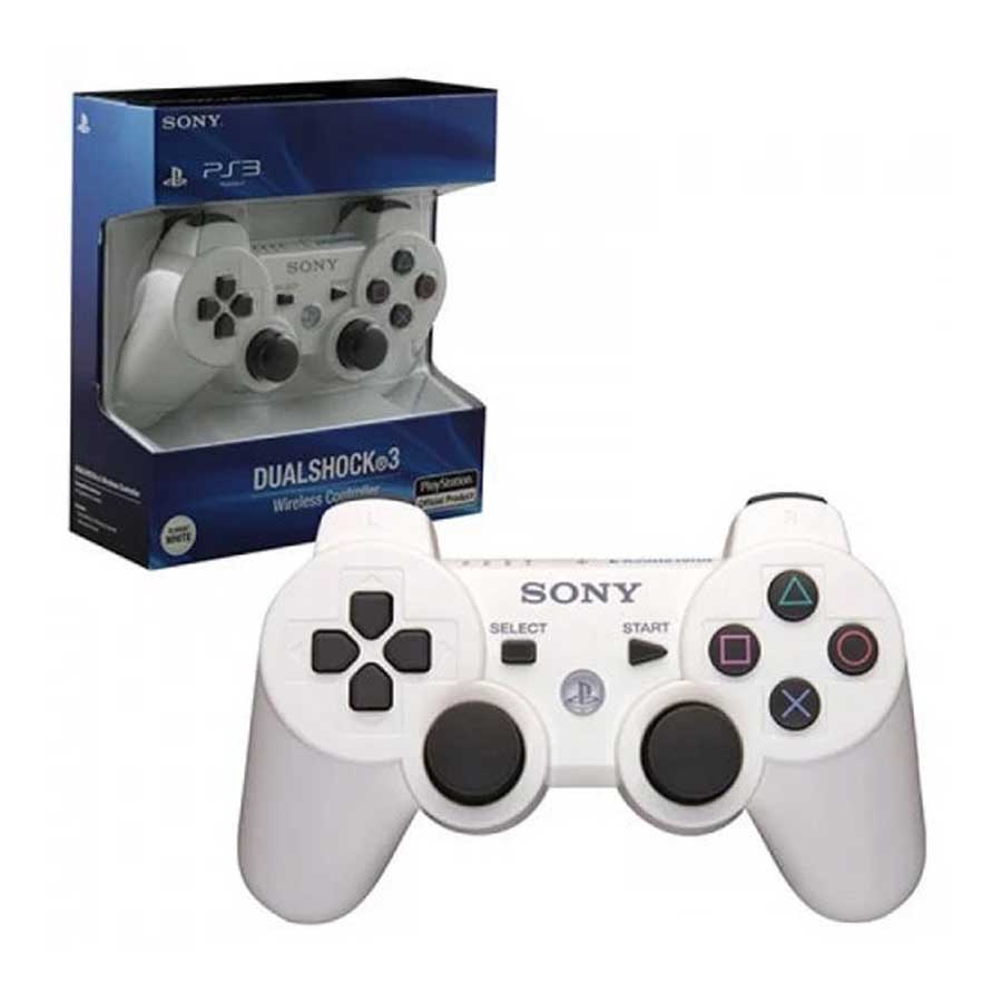 خرید دسته بازی وایرلس سفید DUALSHOCK PS3 - Image 6