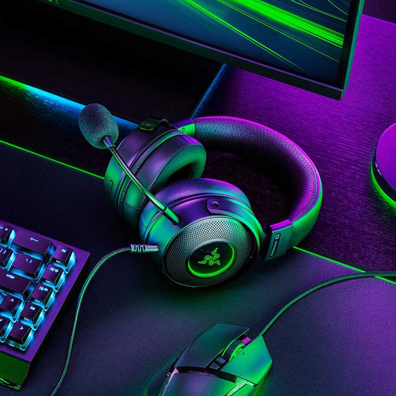 هدست گیمینگ Razer kraken v3 hypersense - Image 3