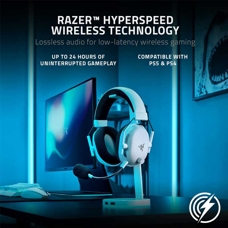 هدست گيمينگ RAZER Blackshark V2 pro white - Image 2