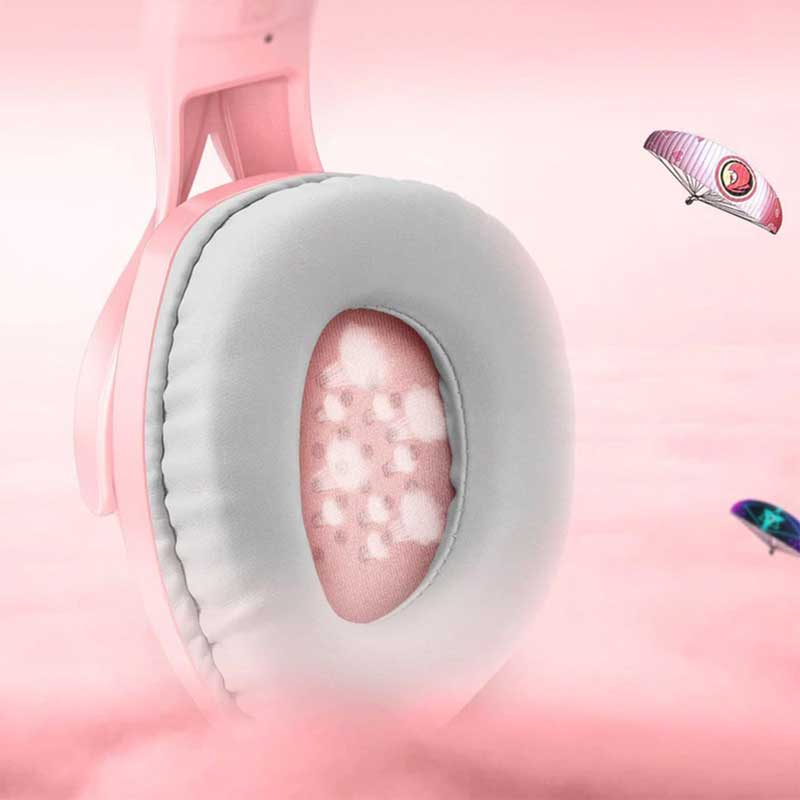 هدست گیمینگ اونیکوما ONIKUMA X16 رنگ صورتی - Image 4