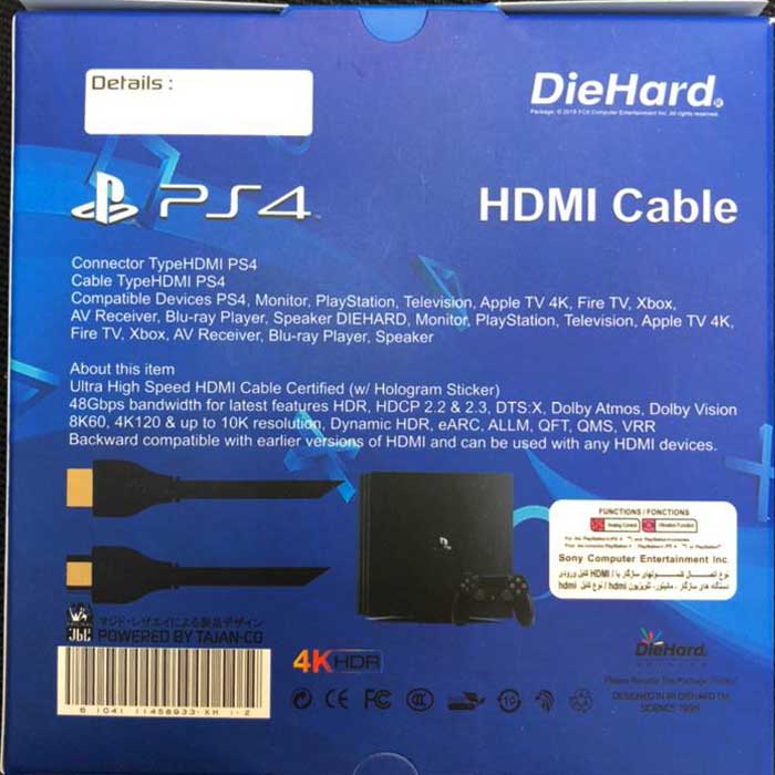 کابل HDMI فابریک کنسول PS4 - Image 4