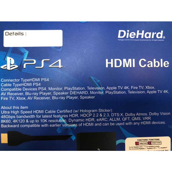 کابل HDMI فابریک کنسول PS4 - Image 3