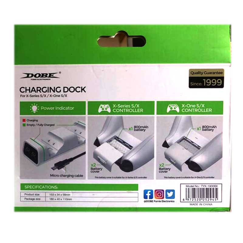 پایه شارژ و باتری دسته ایکس باکس Dobe TYX-19006X - Image 7