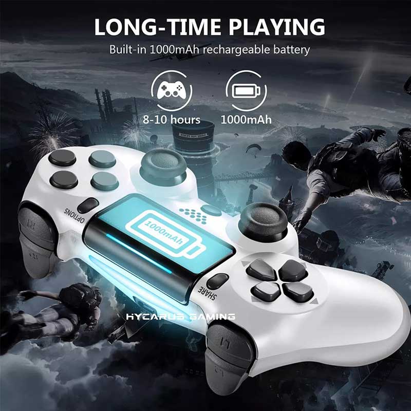 خرید کنترلر ps4 های کپی طرح Kratos silver - Image 2