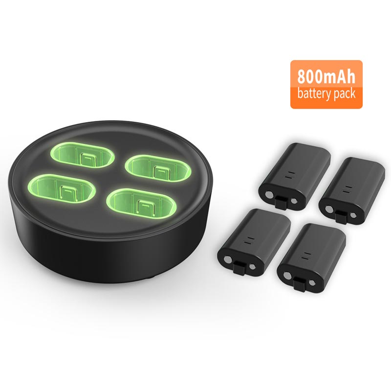 پایه شارژر و باتری 800 میلی آمپر دسته ایکس باکس مدل DOBE TYX-0645 - Image 2