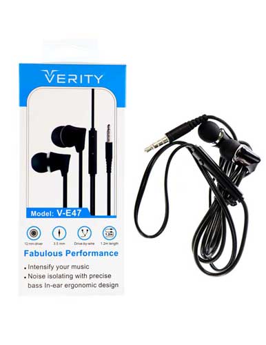 خرید هندزفری وریتی Verity V-E47 - Image 2