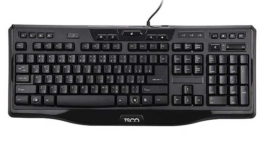 کیبورد تسکو TSCO مدل TK 8018 با حروف فارسی - Image 2