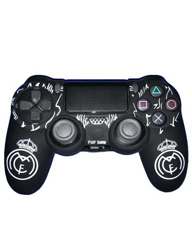 محافظ دسته PS4 طرح Real Madrid سفید