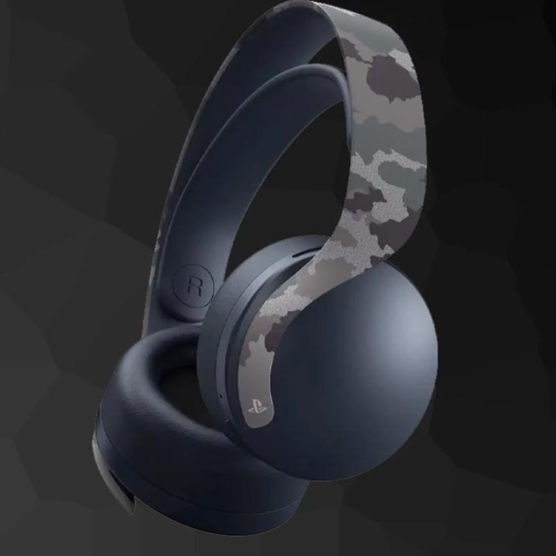 هدست اصلی سونی Pulse 3d Grey Camouflage ارتشی - Image 7