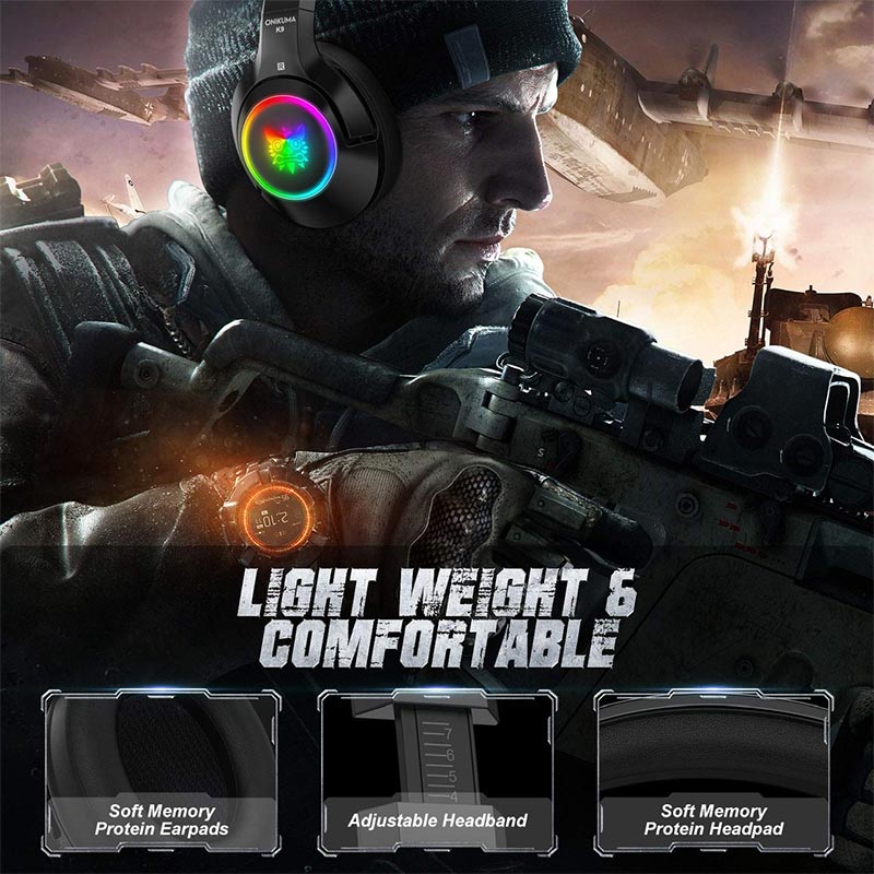 هدست گیمینگ اونیکوما Onikuma K9 مشکی - Image 12