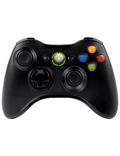 دسته بازی بیسیم XBOX 360 با دانگل مناسب کامپیوتر