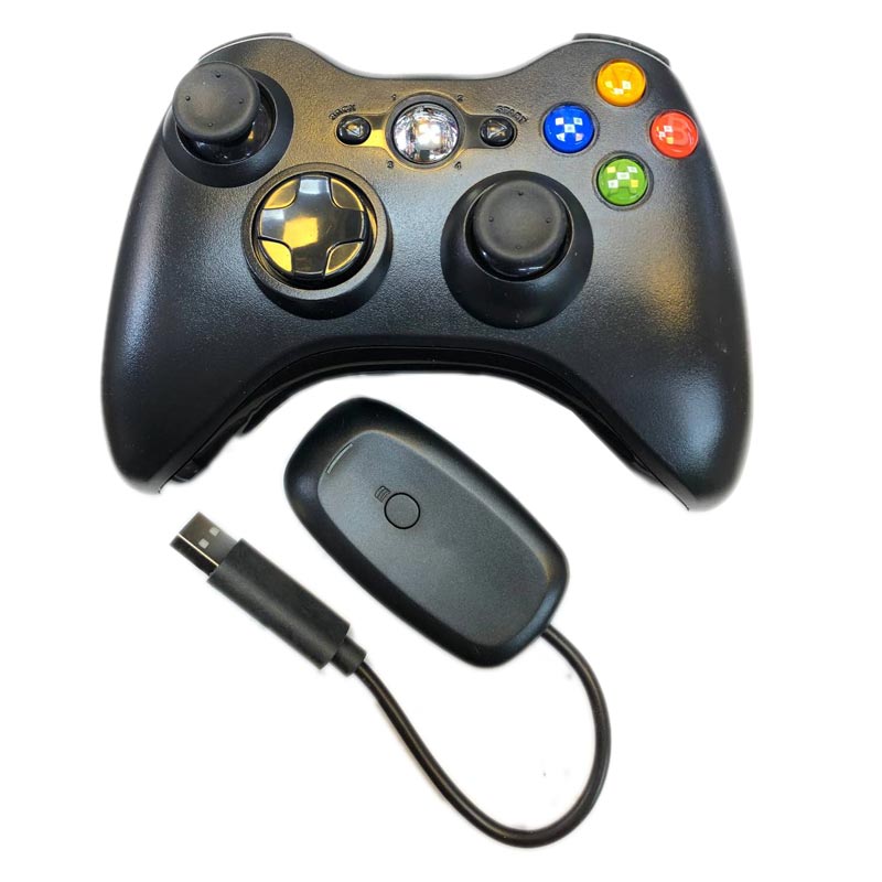 دسته بازی بیسیم XBOX 360 با دانگل مناسب کامپیوتر - Image 2