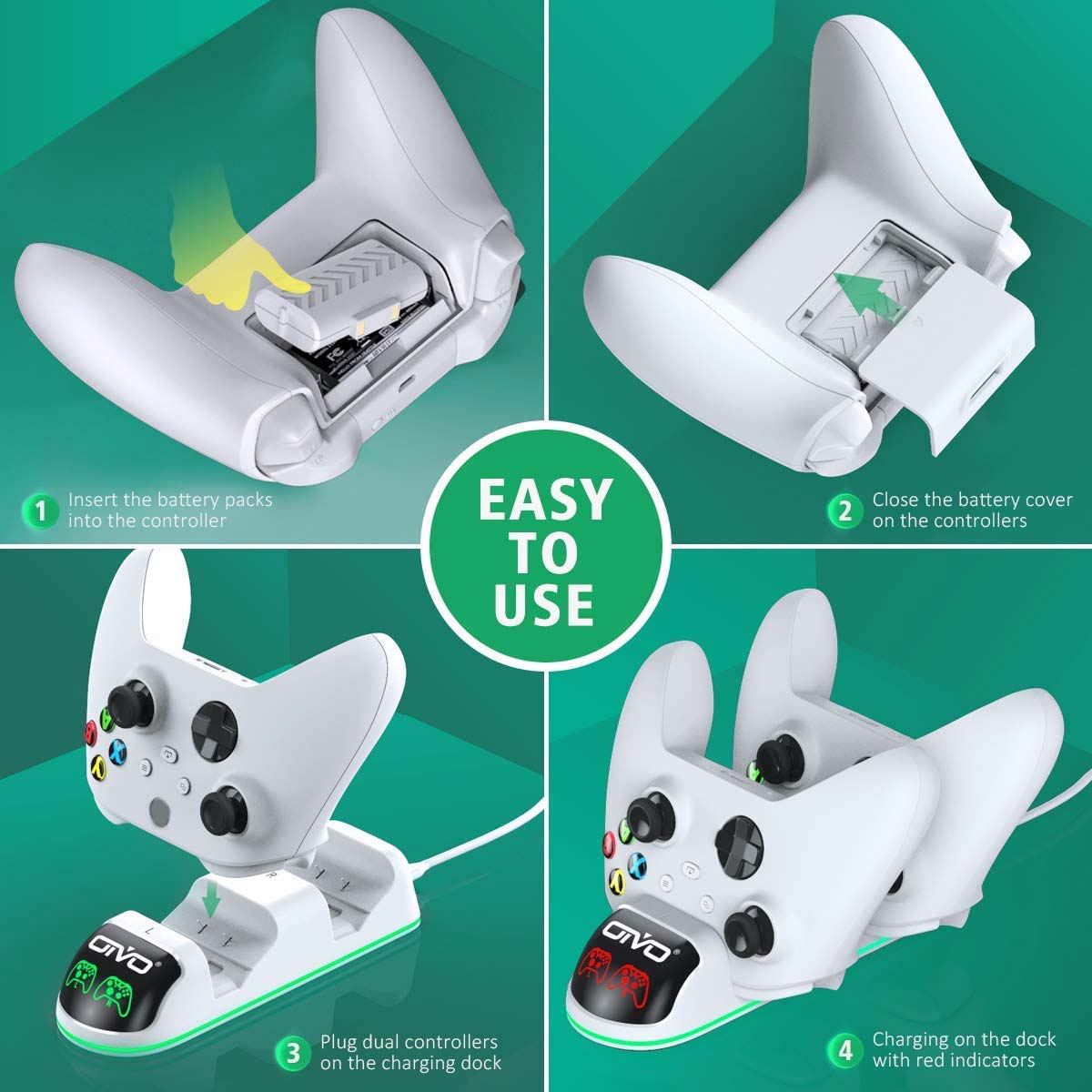 خرید شارژر دسته ایکس باکس مدل oivo IV X131W - Image 4