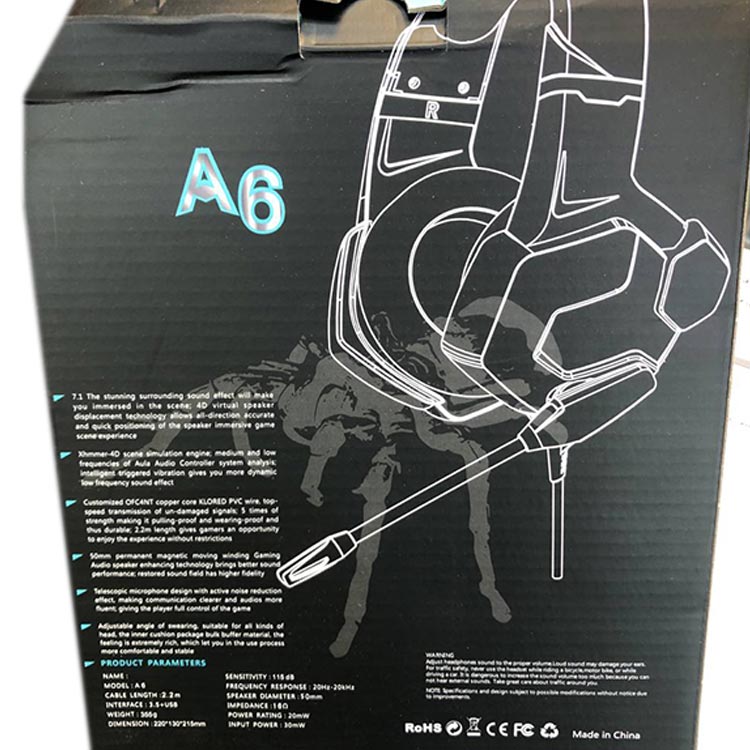هدست مخصوص بازی A6 High - Image 3