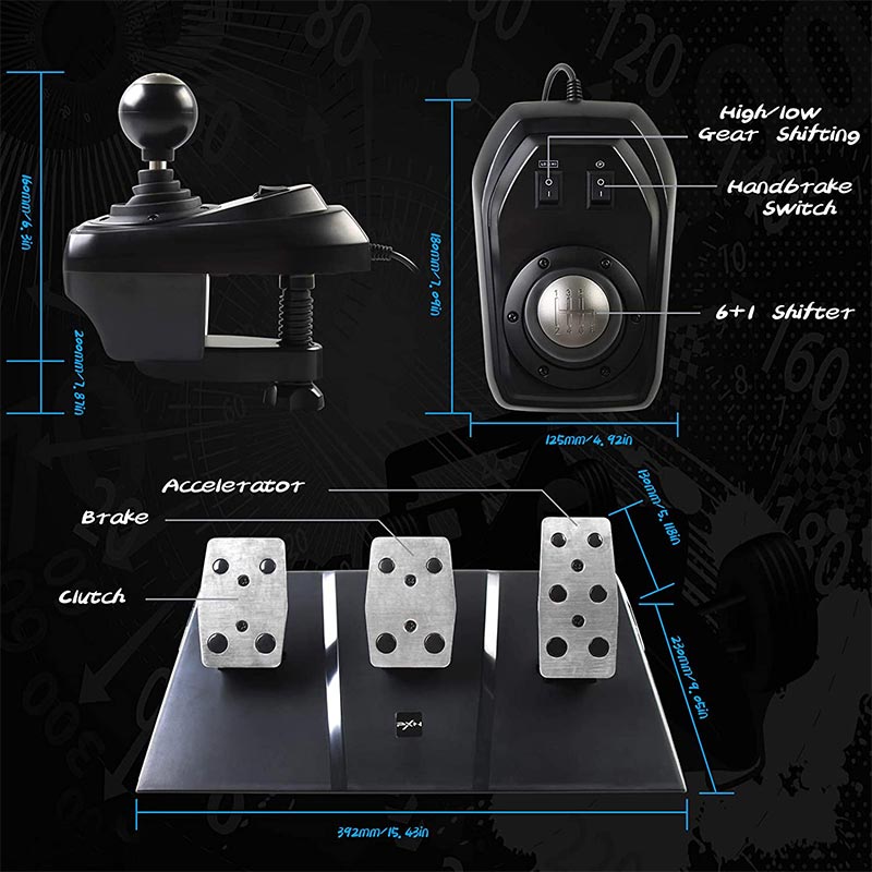فرمان بازی PXN Gaming Racing Wheel V9 - Image 2