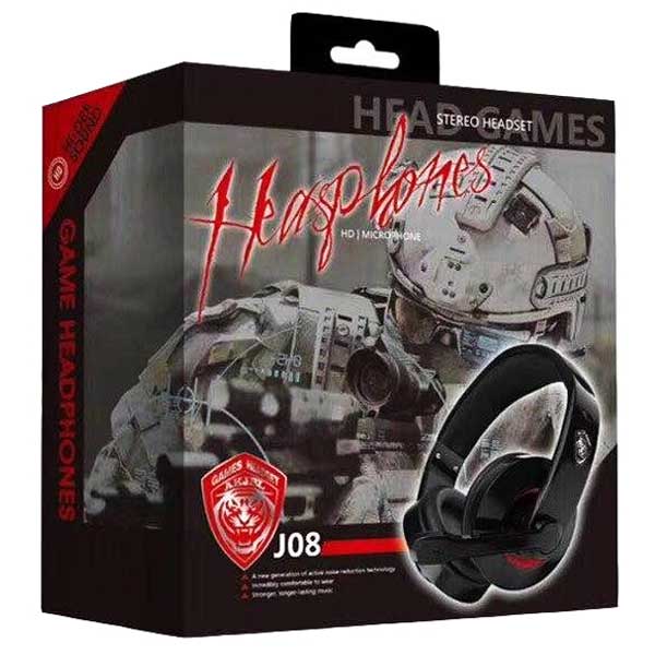 خرید هدست گیمینگ headset J08 - Image 2