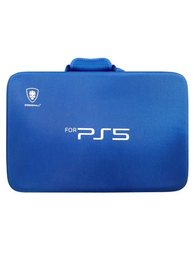 کیف حمل DeadSkull PS5 فت آبی و قرمز خارجی