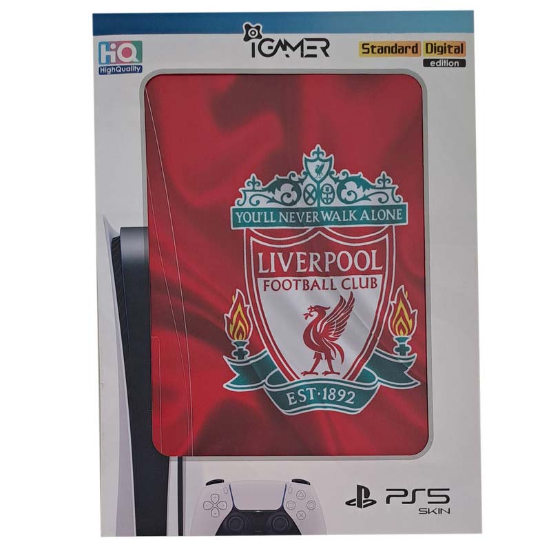 برچسب کنسول ps5 FAT (iG) طرح Liverpool - Image 2