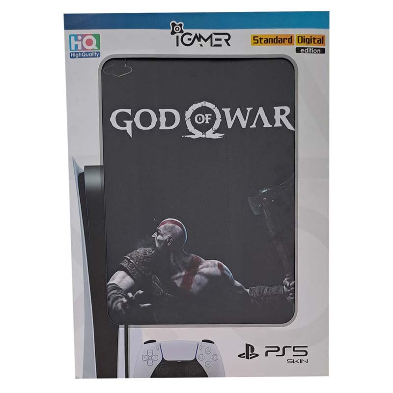 برچسب محافظ PS5 FAT (iG) طرح GOW Ragnarök - Image 2