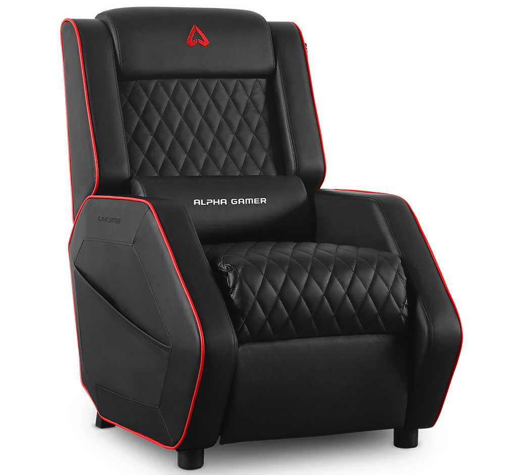 خرید صندلی گیمینگ Alpha gamer مدل Terion مشکی - Image 2