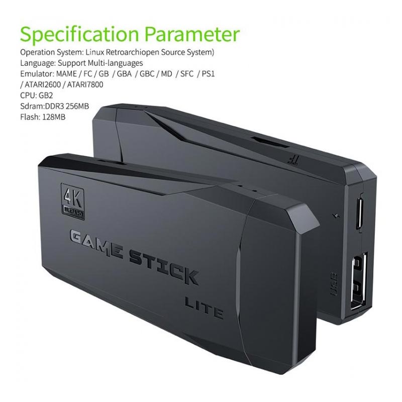 کنسول بازی مدل 4K Game Stick Lite - Image 5