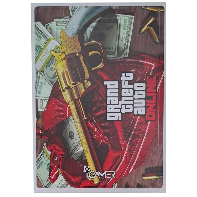 برچسب کنسول PS5 FAT (iG) طرح GTA تفنگ - Image 2