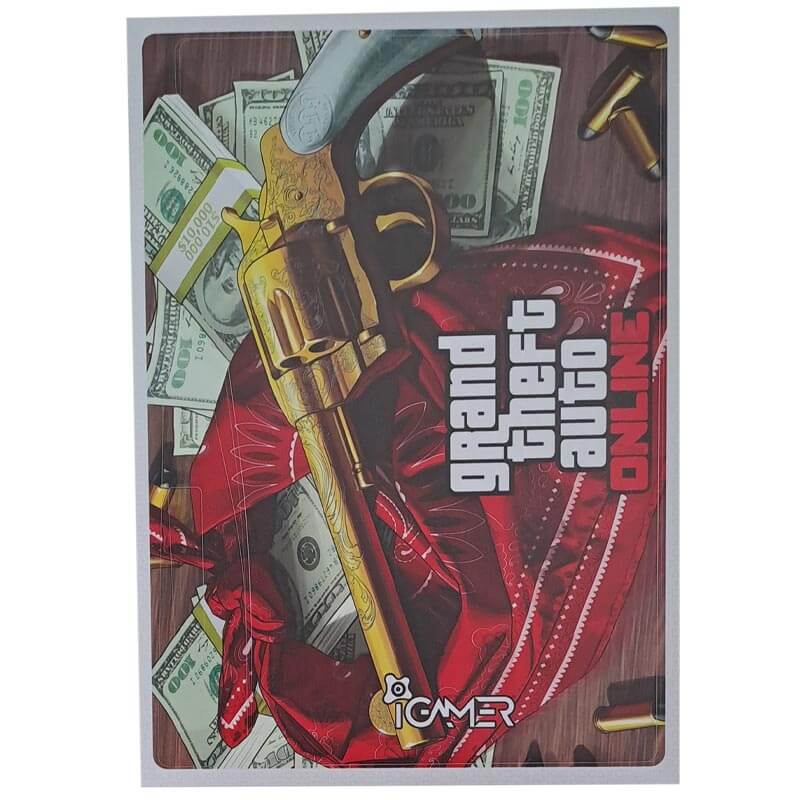 برچسب کنسول PS5 FAT (iG) طرح GTA تفنگ - Image 3
