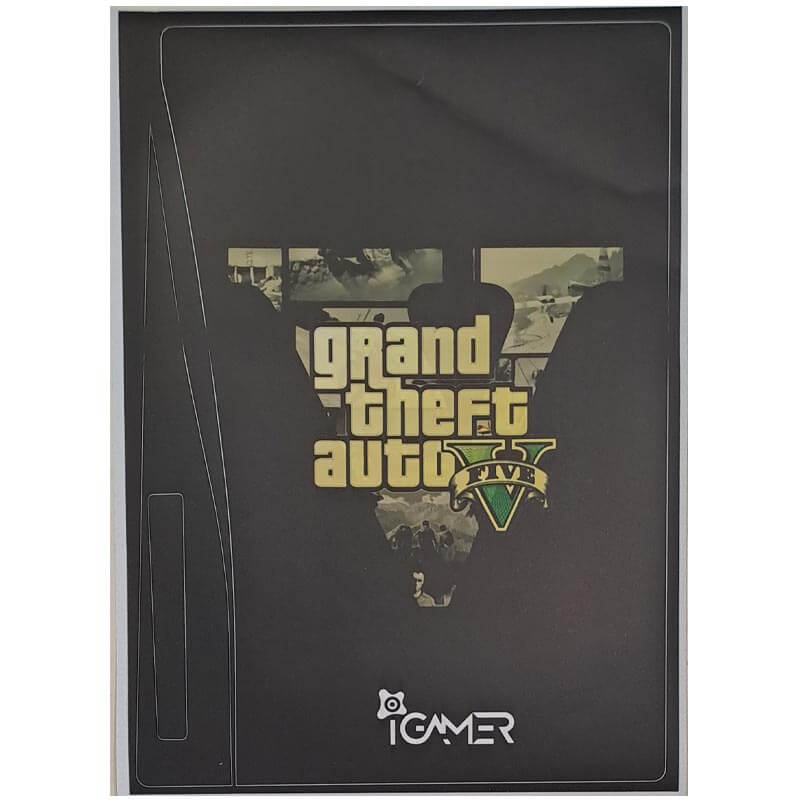 برچسب کنسول PS5 FAT (iG) طرح پوستر GTA - Image 4