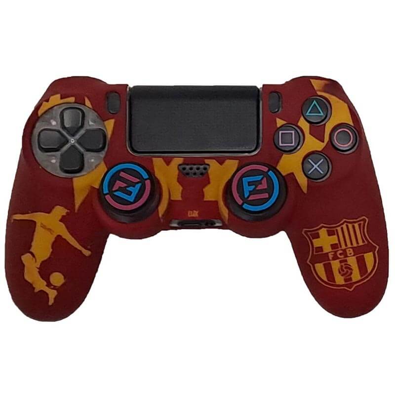 روکش دسته PS4 طرح بارسا قرمز - Image 2