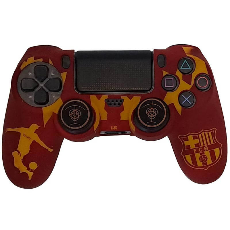 روکش دسته PS4 طرح بارسا قرمز - Image 3
