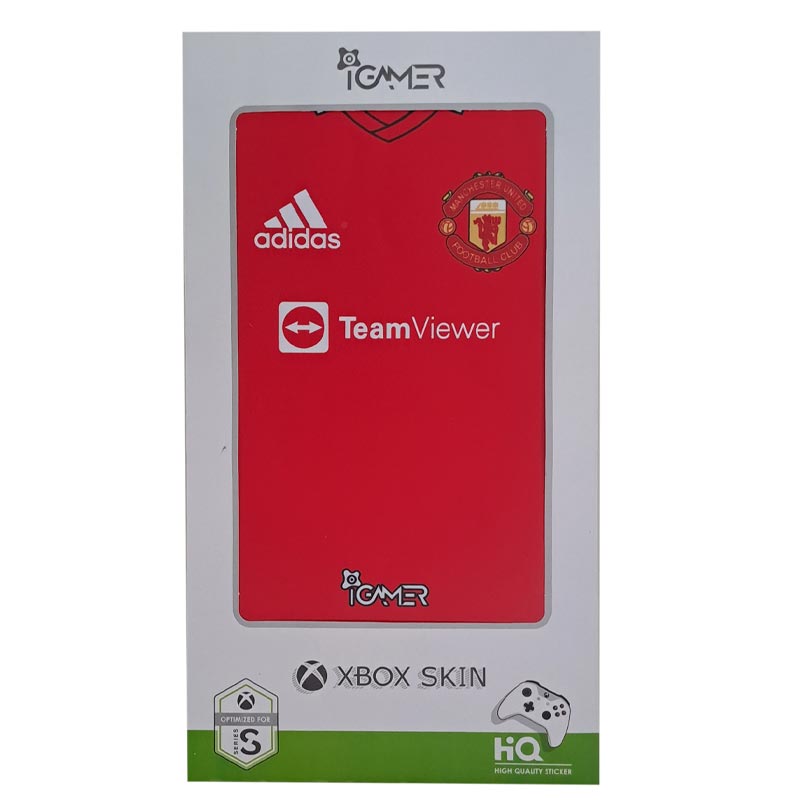 برچسب کنسول Xbox series s (iG) طرح منچسترقرمز - Image 3