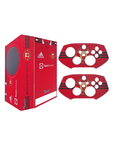 برچسب کنسول Xbox series s (iG) طرح منچسترقرمز