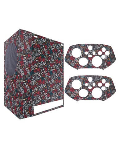 برچسب کنسول Xbox series s (iG) طرح RoseSkull
