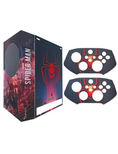 برچسب کنسول Xbox series s (iG) طرح مردعنکبوتی لوگو