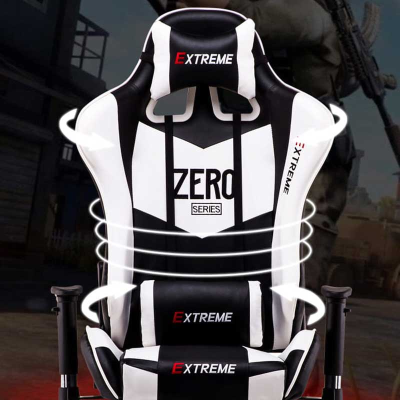 صندلی گیمینگ سری Extreme Zero White سفید - Image 5