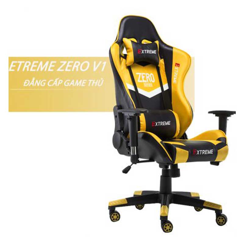 صندلی گیمینگ سری Extreme Zero Yellow - Image 7