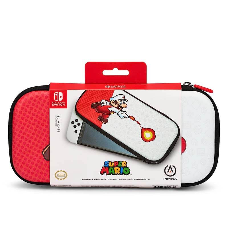 کیف حمل نینتندو PowerA طرح Fireball mario - Image 4