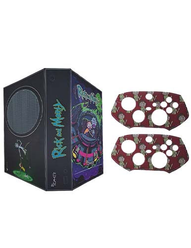 برچسب کنسول Xbox series s (iG) ریک و مورتی