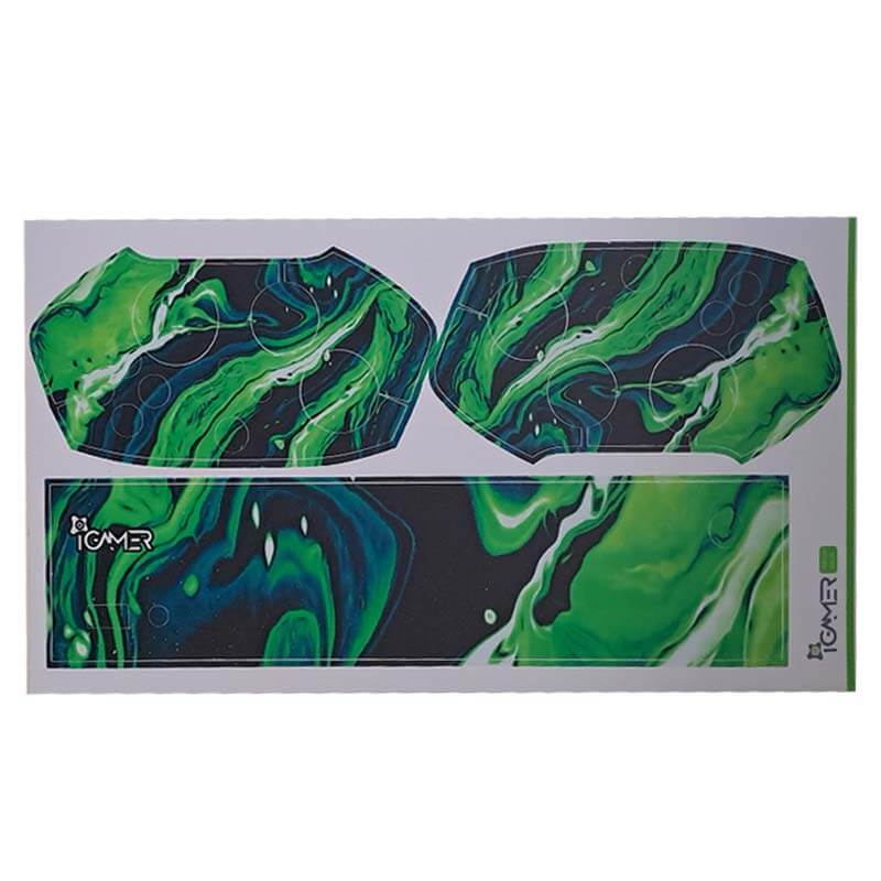برچسب کنسول series s سبز ابرنگی - Image 3