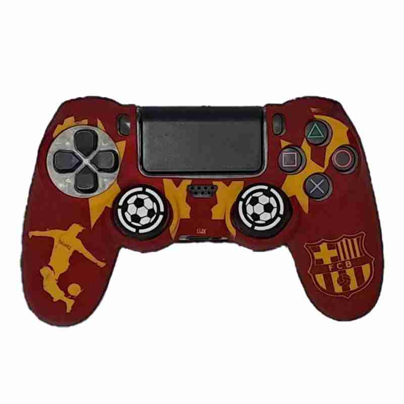 روکش دسته PS4 طرح بارسا قرمز - Image 4
