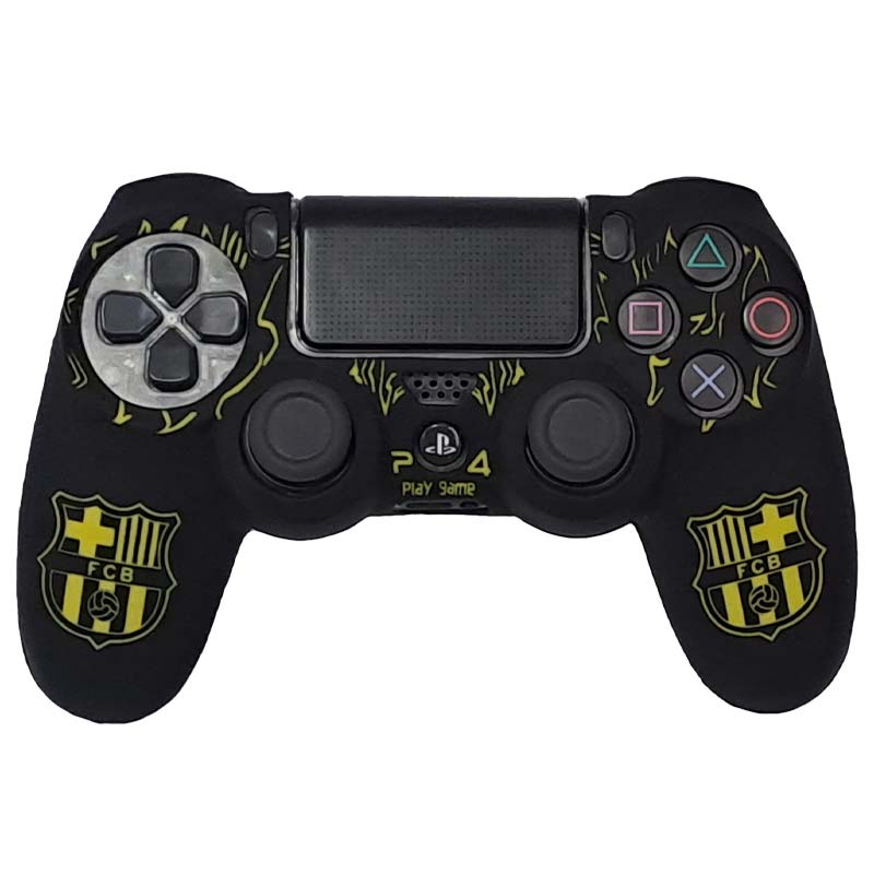 روکش دسته PS4 طرح FCB زرد با آنالوگ - Image 5