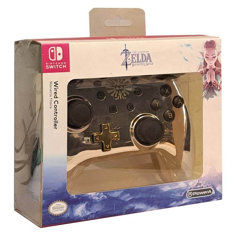 کنترلر نینتندو سوییچ PowerA Chrome Zelda کروم طلایی و نقره ای - Image 4
