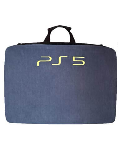 کیف حمل PS5 طرح جین آبی