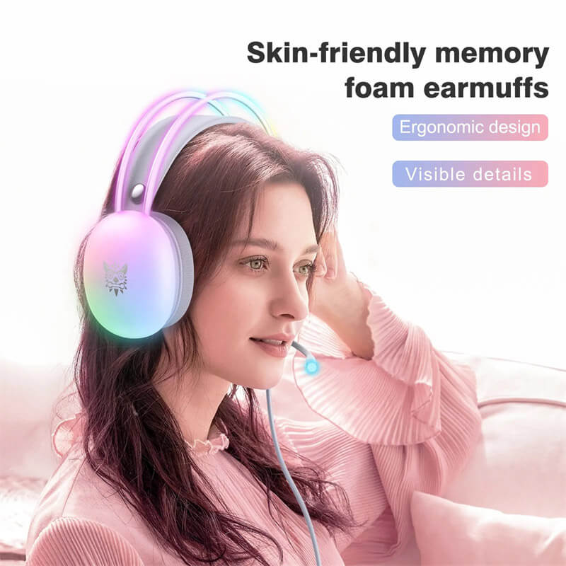 هدست گیمینگ اونیکوما onikuma x25 سفید - Image 4