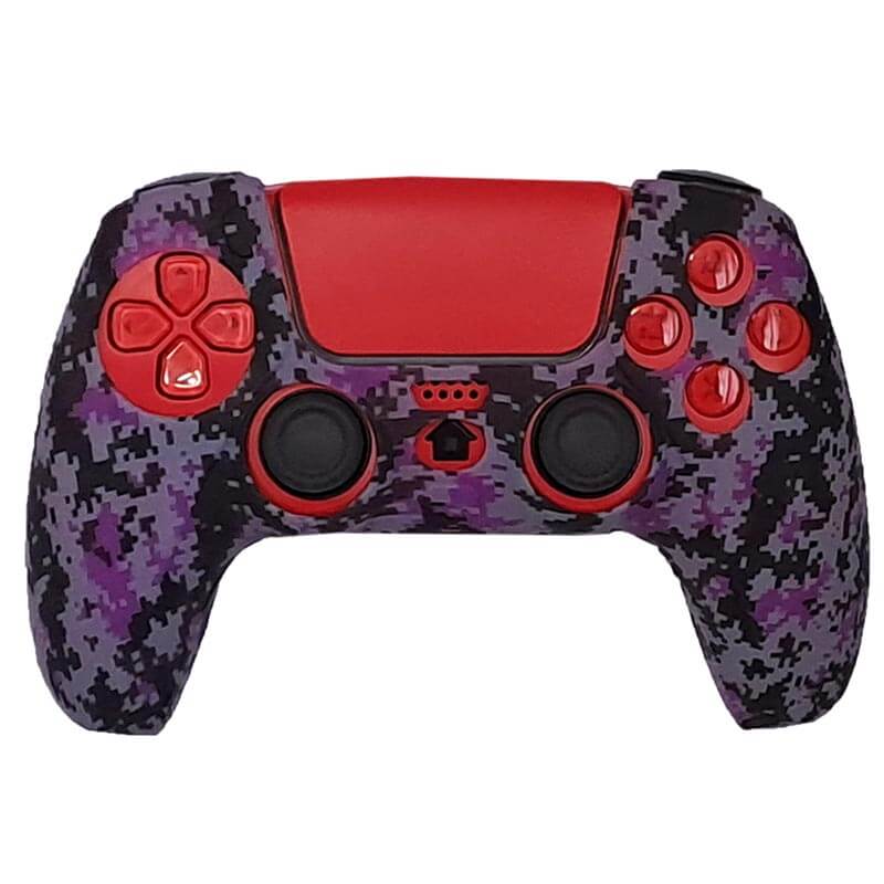 محافظ دسته PS5 طرح پیکسلی بنفش - Image 5