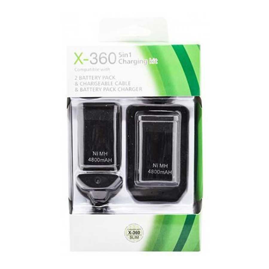 پک 5 کاره باتری و شارژر دسته Xbox 360 - Image 2