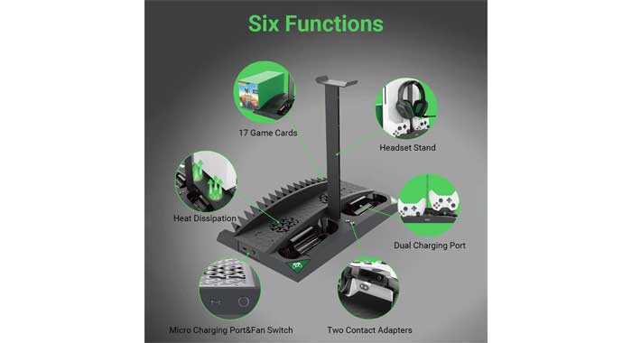 استند و شارژر ایکس باکس وان PG-XB007 - Image 4
