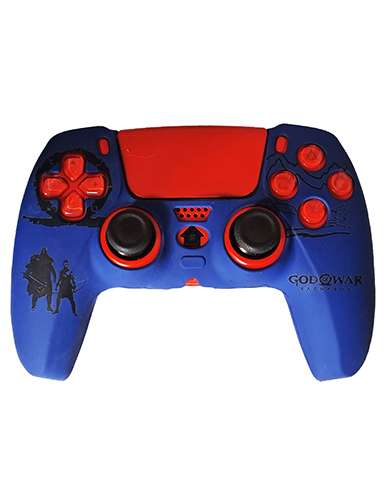 روکش دسته PS5 طرح GOD OF WAR سرمه ایی