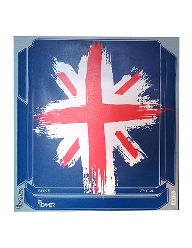 برچسب کنسول PS4 slim (iG) مدل England